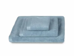 Handtuch MILLA Pur, blau, 50 x 100 cm, 100 % Baumwolle, GOTS