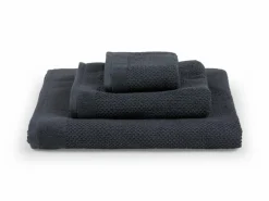 Handtuch Perlfang, schiefer, 50 x 100 cm, 100 % Baumwolle, GOTS