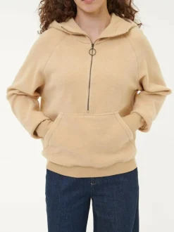 Hoody aus Bio-Baumwolle, 57 caramel, S, GOTS