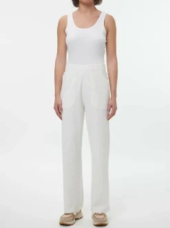 Hose aus Bio Baumwolle/Hanf, 11 weiß, 42, GOTS