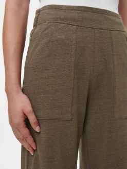 Hose aus Bio Leinen/Baumwolle, 42 moor, 38, GOTS