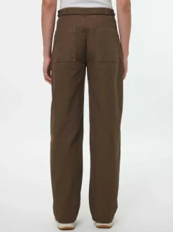 Hose aus Bio-Baumwolle, 49 black olive, 38, GOTS