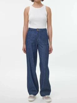 Hose aus Bio-Baumwolle, 36 dark denim, 38, GOTS