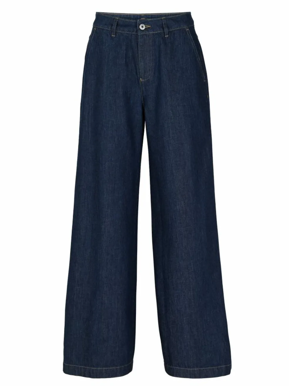 Hose aus Bio-Baumwolle, 36 dark blue denim, 38, GOTS