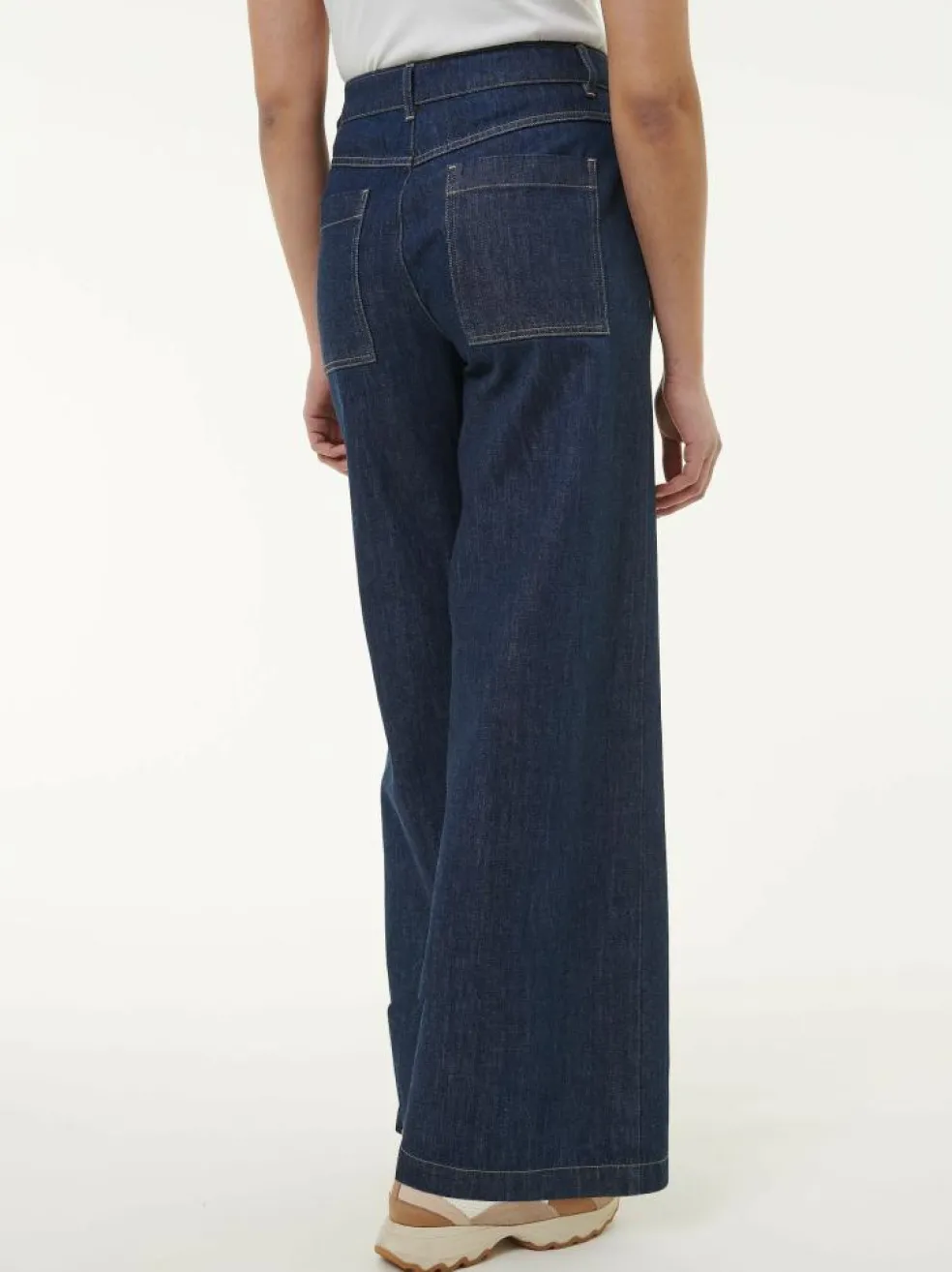 Hose aus Bio-Baumwolle, 36 dark blue denim, 38, GOTS