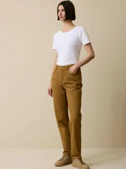 Hose aus Bio-Baumwolle, 58 dijon, 38, GOTS