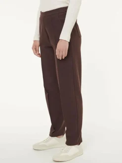 Hose aus Bio-Baumwolle, 95 kakao, 38, GOTS