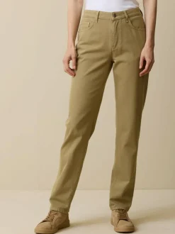 Hose aus Bio-Baumwolle, 46 light khaki, 38, GOTS