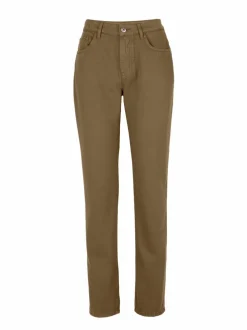 Hose aus Bio-Baumwolle, 46 light khaki, 38, GOTS