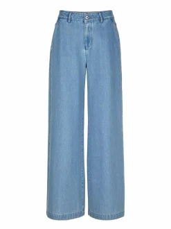 Hose aus Bio-Baumwolle, 34 light blue denim, 38, GOTS