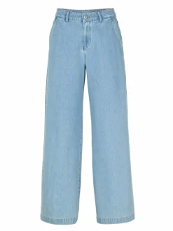 Hose aus Bio-Baumwolle, 34 light blue denim, 36, GOTS