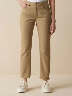 Hose aus Bio-Baumwolle, 46 light khaki, 38, GOTS