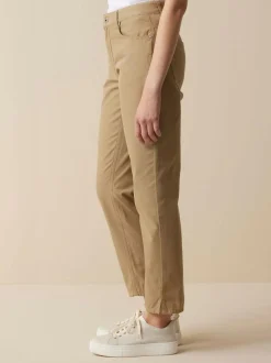 Hose aus Bio-Baumwolle, 46 light khaki, 38, GOTS