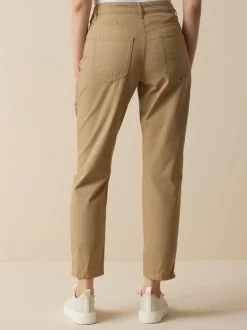 Hose aus Bio-Baumwolle, 46 light khaki, 38, GOTS