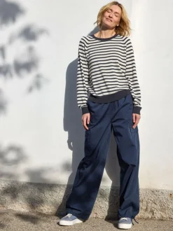 Hose aus Bio-Baumwolle, 38 navy, 38, GOTS