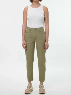 Hose aus Bio-Baumwolle, 43 olivgrün, 38, GOTS