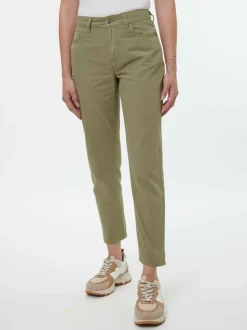 Hose aus Bio-Baumwolle, 43 olivgrün, 38, GOTS