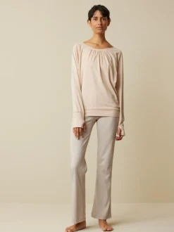 Jazzpant aus Bio Baumwolle, 15 stein melange, 38, GOTS