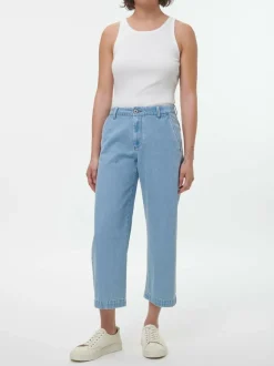 Jeans aus Bio-Baumwolle, 34 light blue denim, 38, GOTS