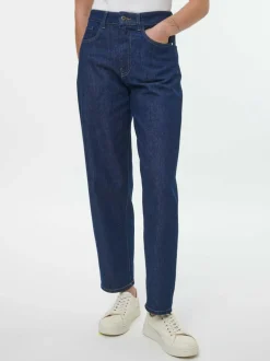 Jeans Relax, 100 % Bio-Baumwolle, 36 dark denim, 38, GOTS