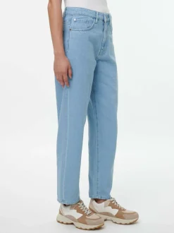 Jeans Relax, 100 % Bio-Baumwolle, 34 light blue denim, 38, GOTS