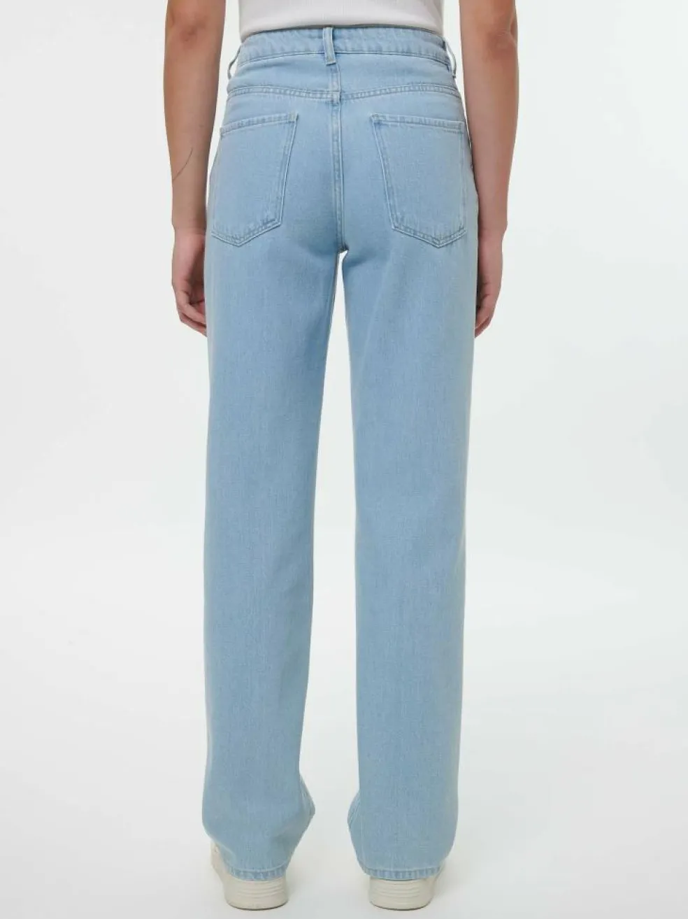 Jeans straight, 100 % Bio-Baumwolle, 34 light blue denim, 36, GOTS