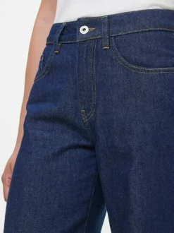 Jeans weites Bein, 100% Bio-Baumwolle, 36 dark denim, 36, GOTS