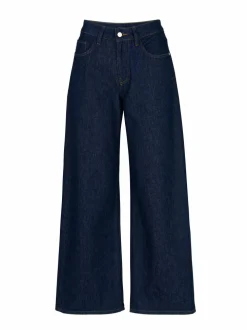 Jeans weites Bein, 100% Bio-Baumwolle, 36 dark denim, 38, GOTS