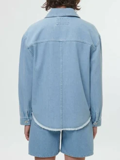 Jeansjacke aus Bio-Baumwolle, 34 light blue denim, 38, GOTS