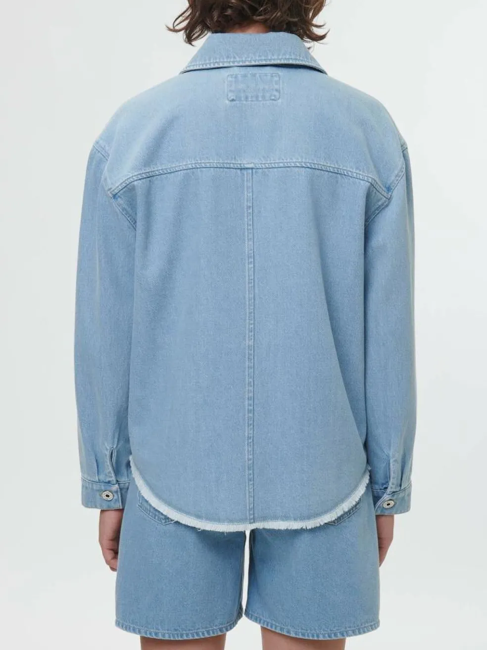 Jeansjacke aus Bio-Baumwolle, 34 light blue denim, 36, GOTS