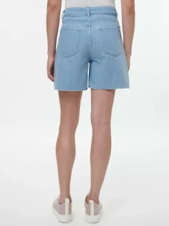 Jeansshorts aus Bio-Baumwolle, 34 light blue denim, 36, GOTS