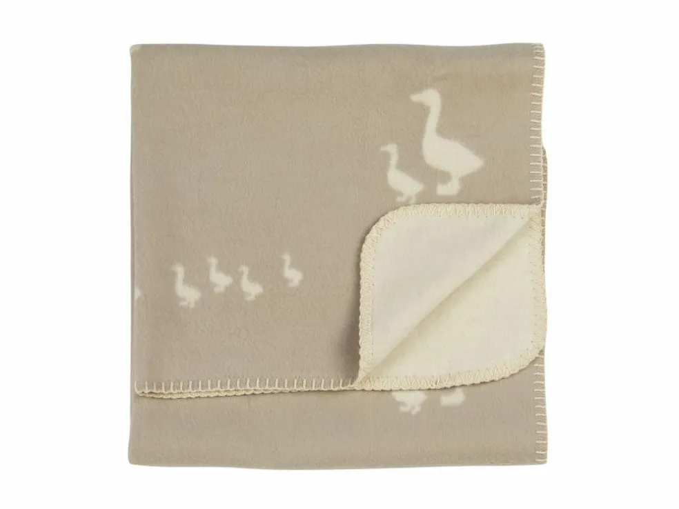 Kinderdecke Frederik, sand, 75 x 100 cm, 100 % Baumwolle, GOTS