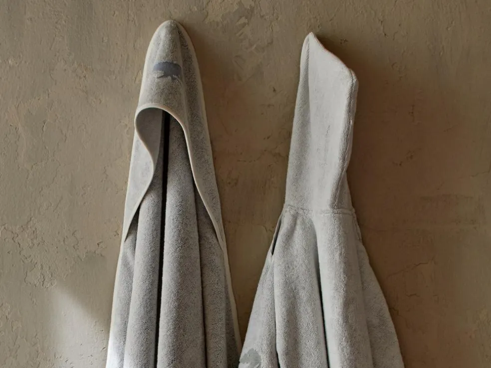 Kinder-Poncho Wal, meerblau, 70 x 60 cm, 100 % Baumwolle, GOTS