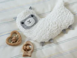 Kirschkern-Wärmekissen, Anouk das Alpaka, ca. 30 cm, Überzug: 100 % Baumwolle, Baumwolle kbA, Füllung: 100 % Kirschkerne