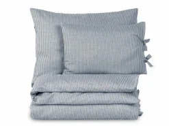 Kissenüberzug HENRY, blau, 40 x 60 cm, 60 % Baumwolle/40 % Leinen, GOTS