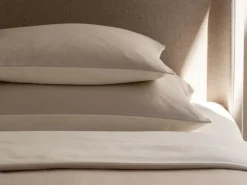 Kissenüberzug ILVA, sand/natur, 40 x 60 cm, 100 % Baumwolle, Flanell, GOTS