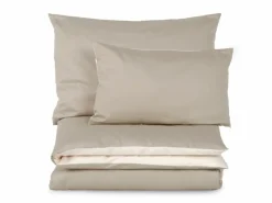 Kissenüberzug JESPER, natur/sand, 40 x 60 cm, 100 % Baumwolle, Satin, GOTS