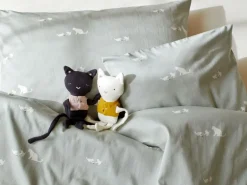 Kissenüberzug MIMI, hellgrün, 40 x 40 cm, 100 % Baumwolle, Satin, GOTS