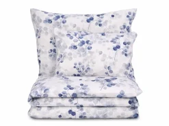 Kissenüberzug SONDRA, indigo, 40 x 60 cm, 100 % Baumwolle, Satin, GOTS