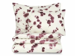 Kissenüberzug TATIANA, pflaume, 40 x 60 cm, 100 % Baumwolle, Satin, GOTS