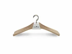 Kleiderbügel breit im 3er Set ohne Steg mit vernickeltem Haken