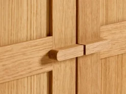 Kleiderschrank Tenso, 4-türig, Holz, Buche