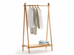 Kleiderständer Jukai Pur, mit Ablageboard, Buche