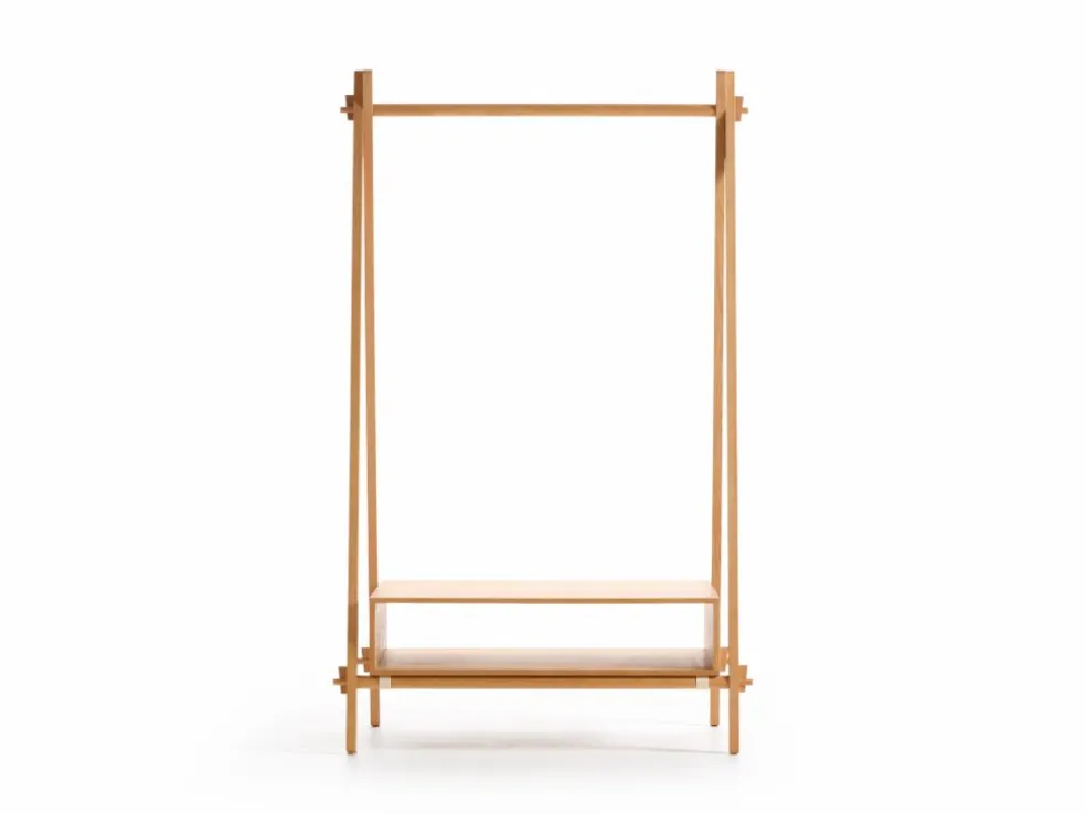 Kleiderständer Jukai Pur, mit Box, Buche