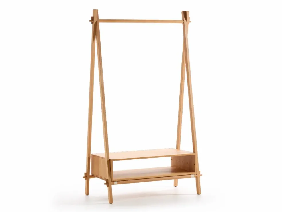 Kleiderständer Jukai Pur, mit Box, Buche