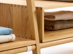 Kleiderständer Jukai Pur, mit Anbauelement und Box, Buche