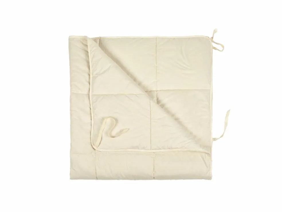 Kombidecke Baumwolle Pur und Schafschurwolle, 215 g/m2 + 400 g/m2, 140 x 200 cm, GOTS, NATURTEXTIL BEST