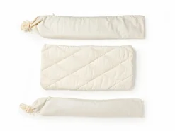 Komfortkissen Duo "das Pflegeleichte", gefüllt mit Naturlatex und Schurwolle, 40 x 60 cm, GOTS, NATURTEXTIL BEST