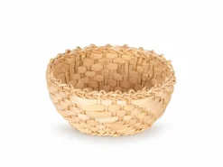 Korb aus Maisblättern, H 8 cm ø 18 cm