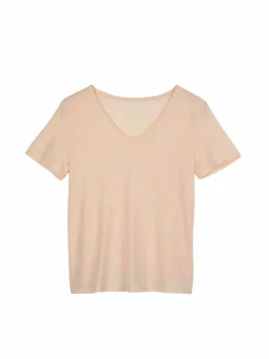 Kurzarmshirt aus Bio Baumwolle, 72 light rose, 38, GOTS